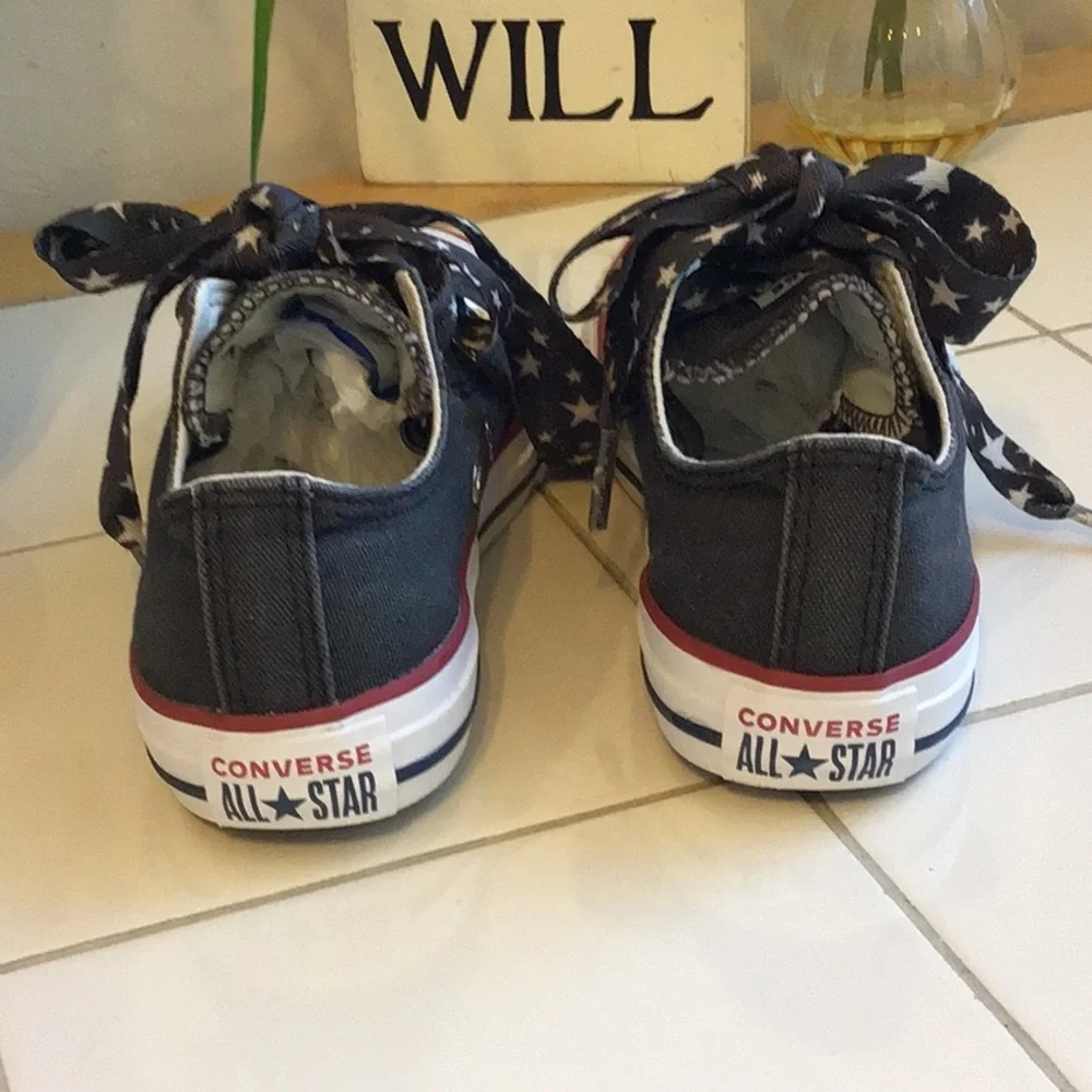 ‘Converse All Star’ Patriotic Low-Top Sneakers